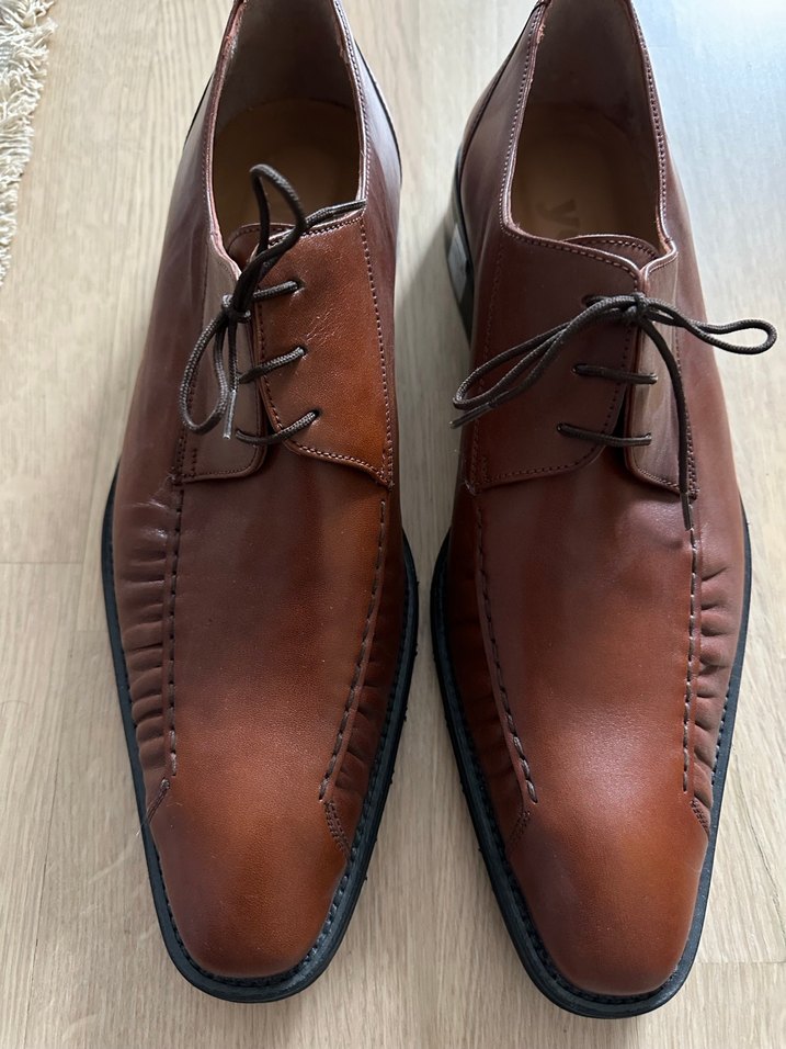 Klasik Kahverengi Deri Erkek Ayakkabı - Görsel 2