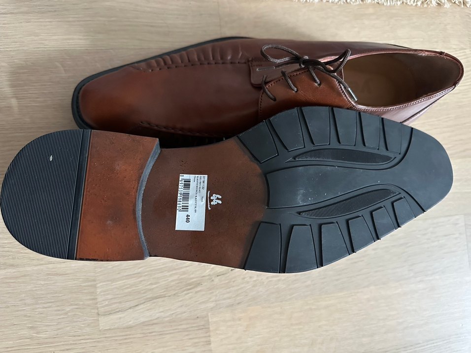 Klasik Kahverengi Deri Erkek Ayakkabı - Görsel 3