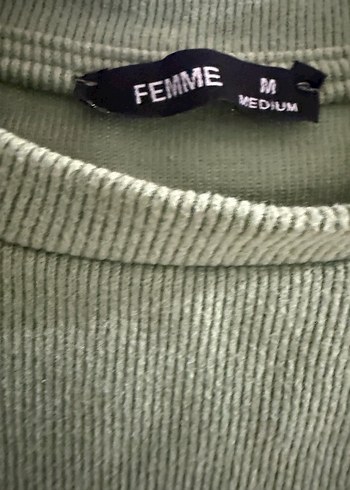 Diğer Kadın Haki Sweatshirt Uzun Kollu