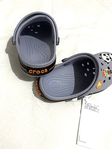 33 Beden gri Renk Crocs Terlik