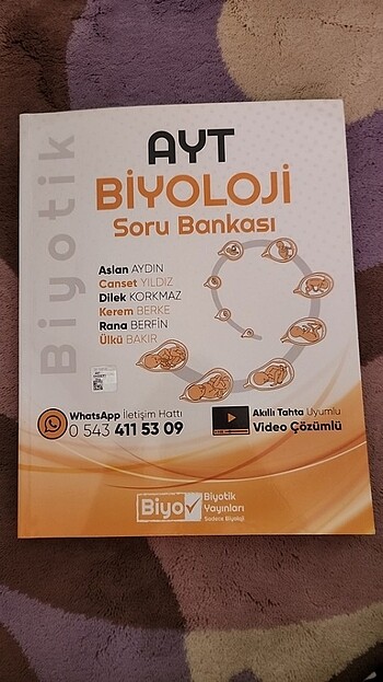 biyotik yayınları ayt biyoloji soru bankası