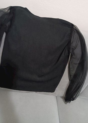 Uzun Kollu, Drapeli Siyah Gotik Bluz