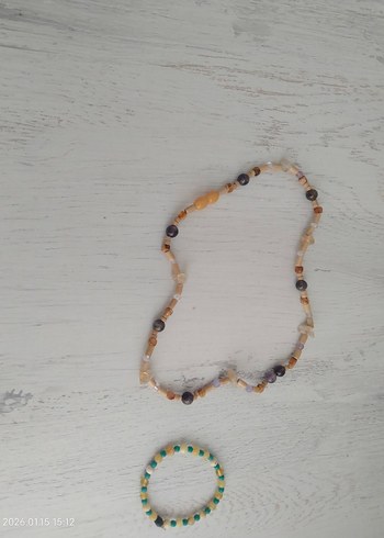 Çocuklar  kehribar kolye ve bileklik - Görsel 3