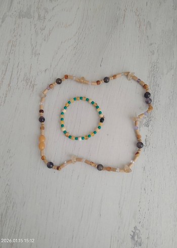 Çocuklar  kehribar kolye ve bileklik - Görsel 2