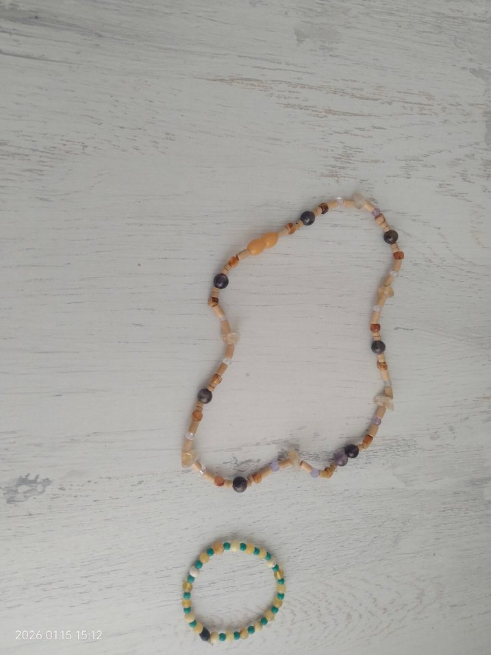 Çocuklar  kehribar kolye ve bileklik - Görsel 3