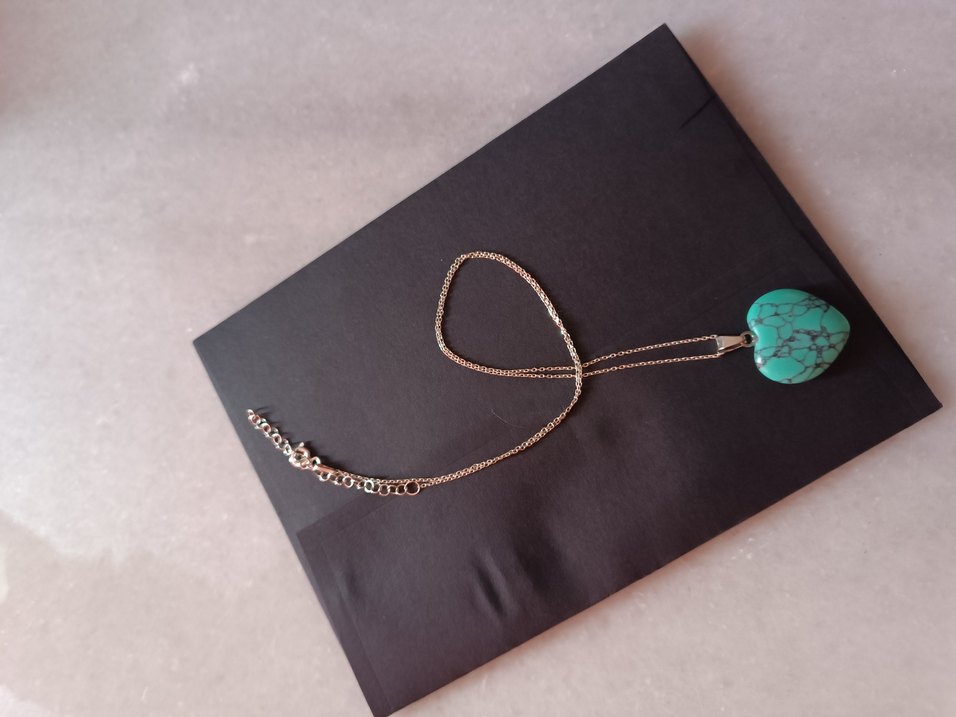 925 ayar gümüş Kolye - Görsel 2