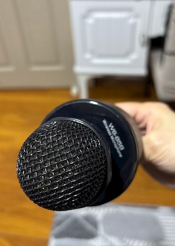 Siyah Kablosuz Karaoke Mikrofon - Görsel 3