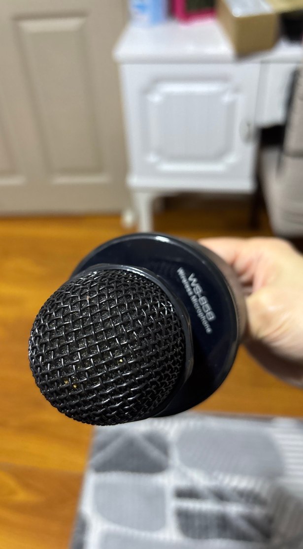 Siyah Kablosuz Karaoke Mikrofon - Görsel 3