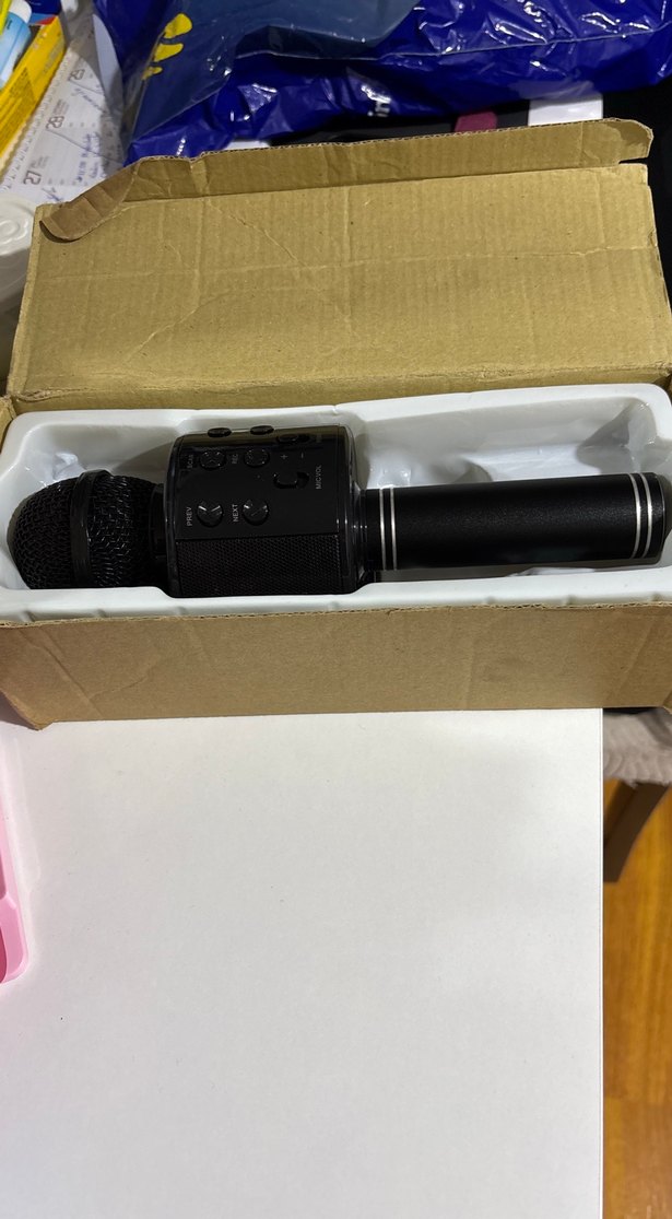 Siyah Kablosuz Karaoke Mikrofon - Görsel 5