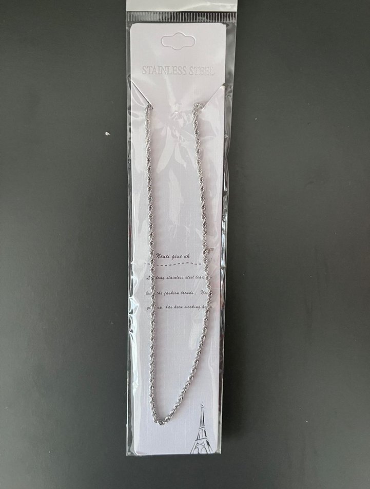 Çelik zincir kolye - Görsel 3