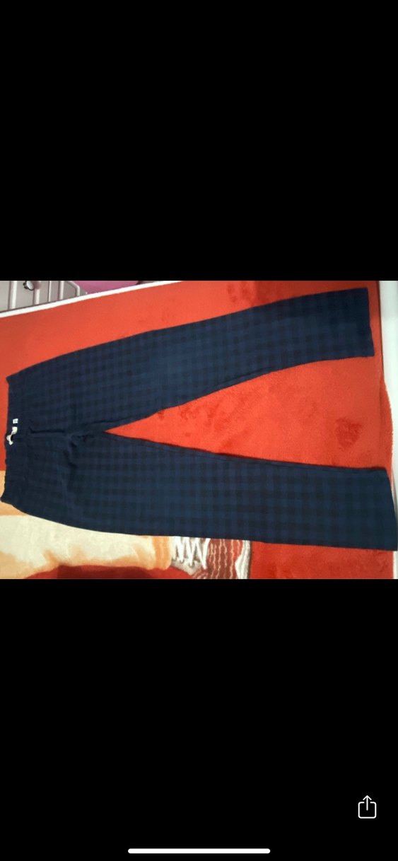 Çiçekli ve Kareli Kız tayt - Görsel 5