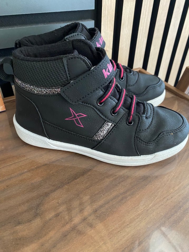 Kinetix Kız Çocuk Siyah Pembe Sneakers - Görsel 3