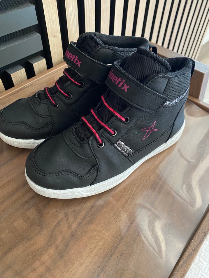 Kinetix Kız Çocuk Siyah Pembe Sneakers - Görsel 2