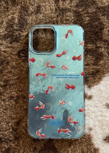Balıklı Mavi telefon kılıfı İphone 12