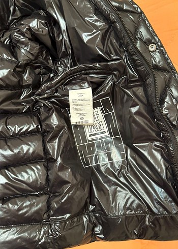 JACK KAZ TÜYÜ ERKEK MONT SİYAH - Görsel 4