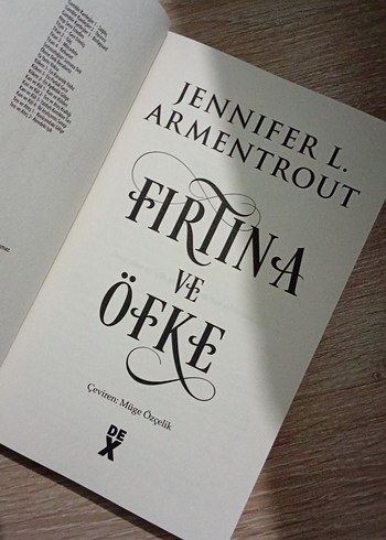 Beden Fırtına ve Öfke - Jennifer L. Armentrout