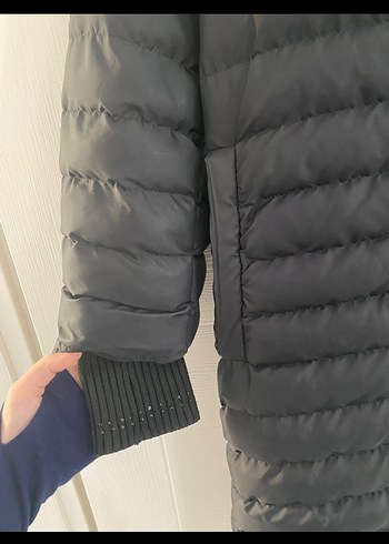 Tekbir  Uzun Kürklü Kadın Kışlık Mont - Görsel 2