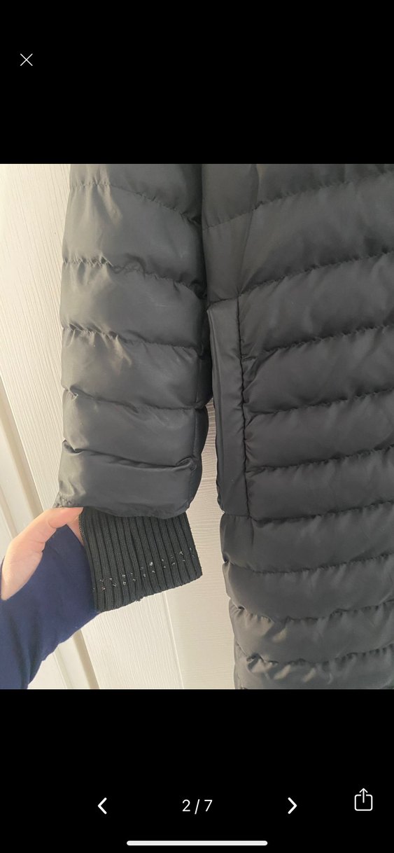 Tekbir  Uzun Kürklü Kadın Kışlık Mont - Görsel 2