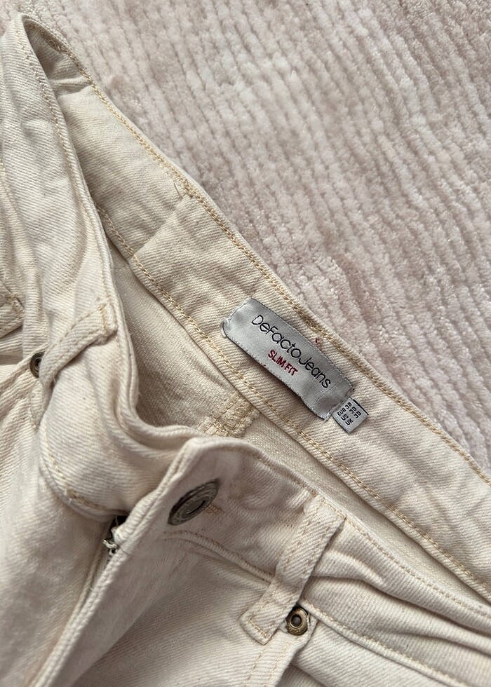 Krem Erkek Şort - Görsel 3