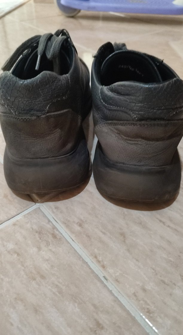 Gri Bağcıklı Erkek Sneakers - Görsel 2