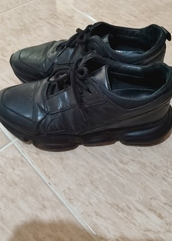 Siyah Deri Bağcıklı Erkek Ayakkabı - Görsel 2