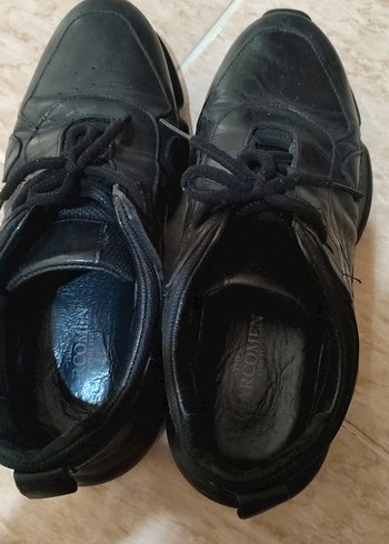 Siyah Deri Bağcıklı Erkek Ayakkabı - Görsel 4