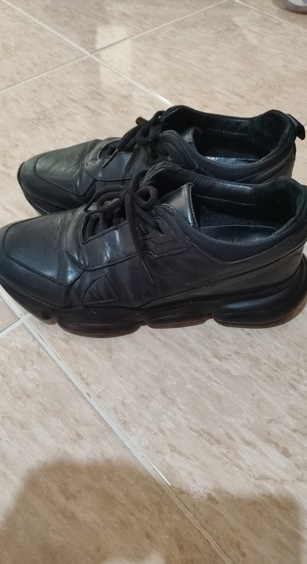 Siyah Deri Bağcıklı Erkek Ayakkabı - Görsel 2