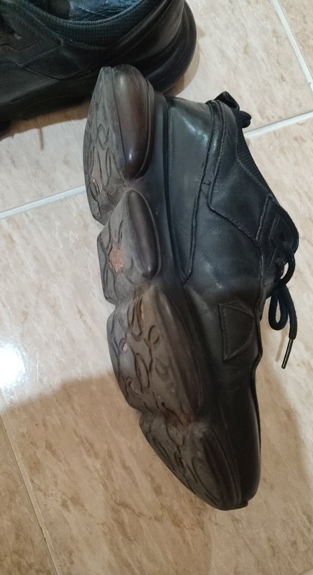 Siyah Deri Bağcıklı Erkek Ayakkabı - Görsel 5