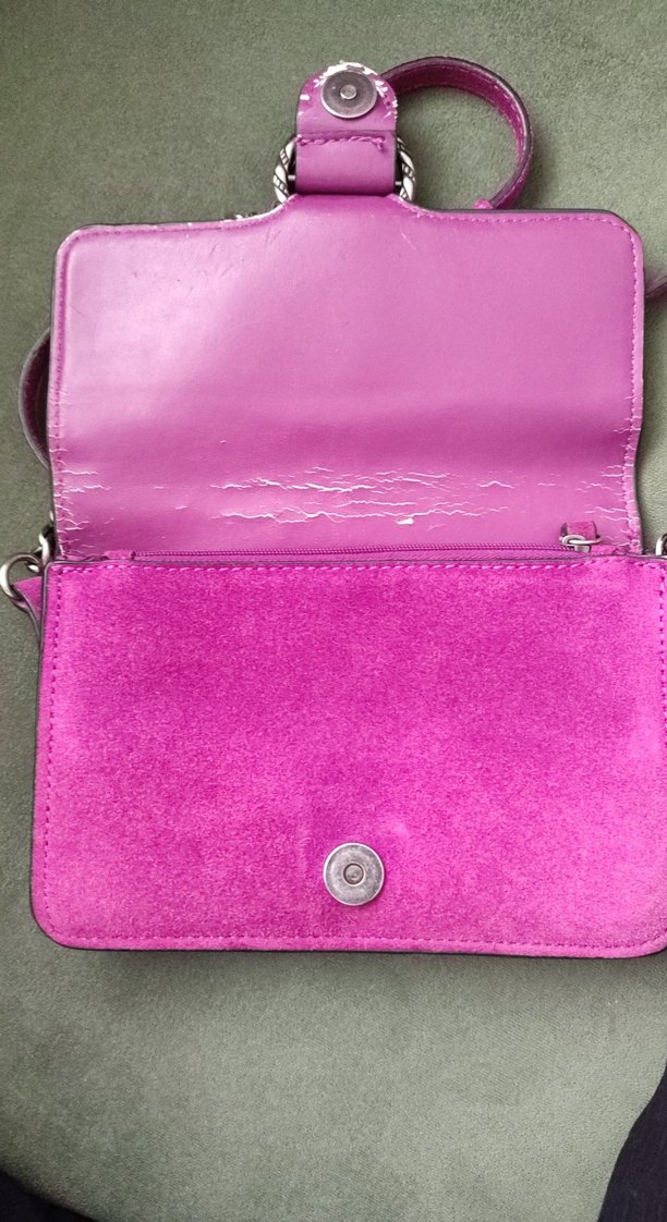 Mango Süet Tokalı Kadın Çanta - Görsel 2