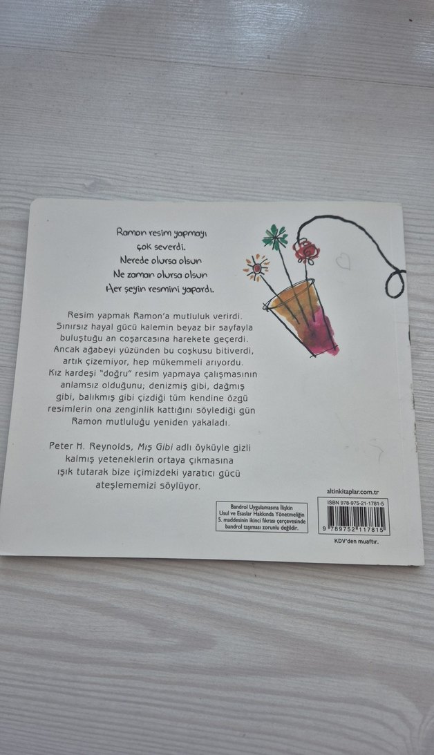 ilkokul okuma kitabı Mış Gibi - Peter H. Reynolds Kitap - Görsel 3