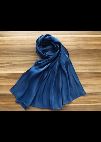 Lacivert orkide şal - Görsel 2