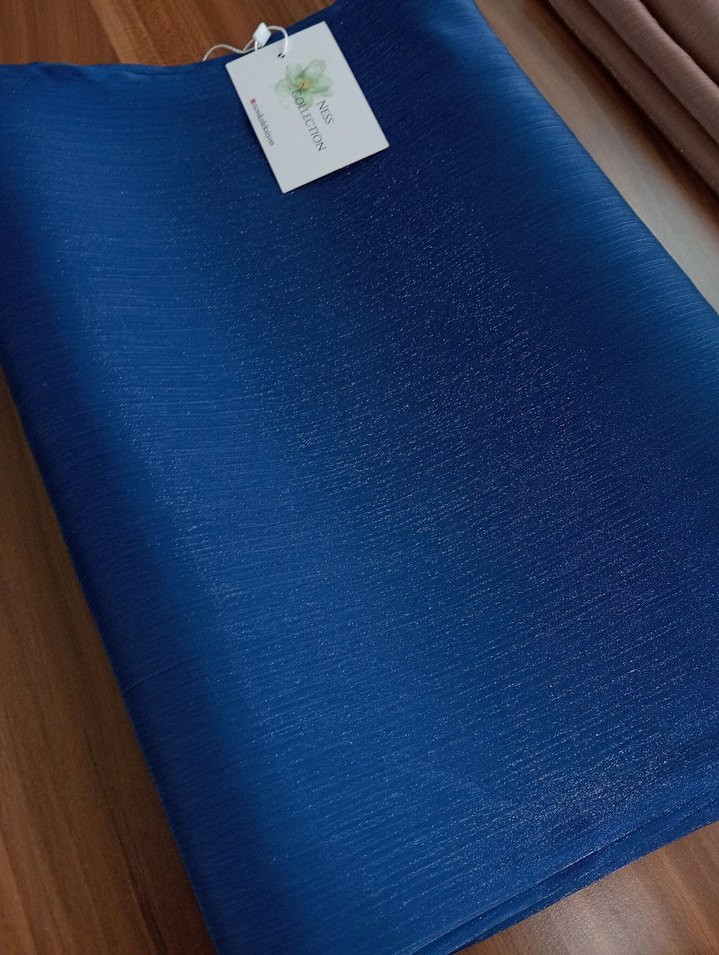 Lacivert orkide şal - Görsel 3