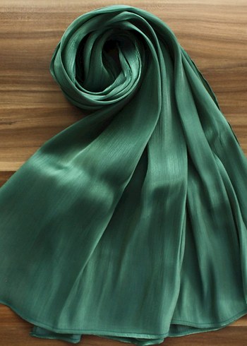Yeşil orkide şal - Görsel 2
