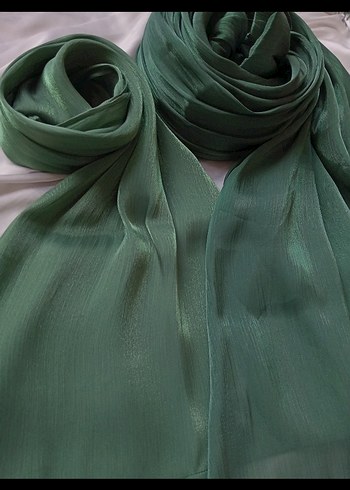 Yeşil orkide şal - Görsel 3