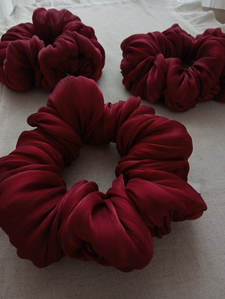 BORDO ORKİDE SAÇ TOKASI - Görsel 2