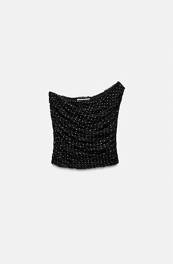 Zara Zara taşlı üst