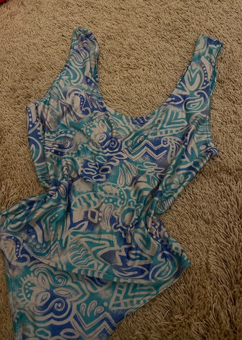 Mavi Desenli Mayo - Görsel 3