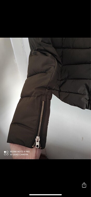 xs Beden haki Renk Bershka mont
