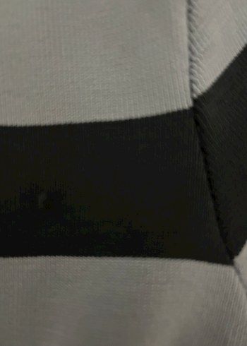 Addax Gri Çizgili Uzun Kollu Kadın bluz