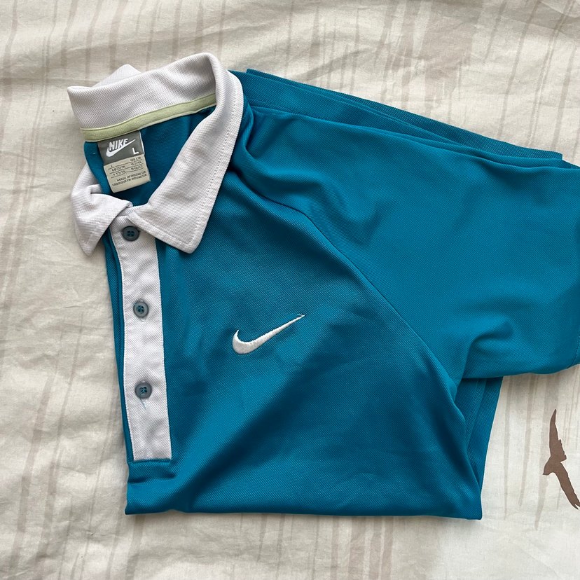 Nike Turkuaz Polo Tişört — görsel 3/4