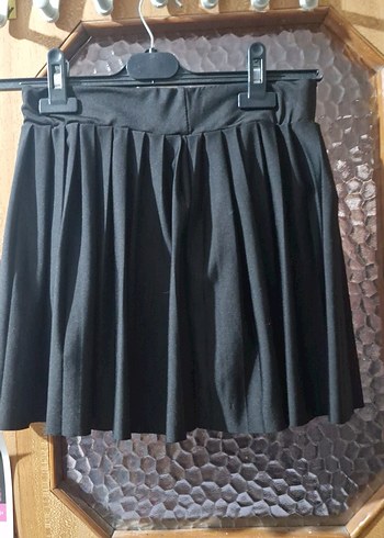 Siyah Pilili Mini Etek - Görsel 2