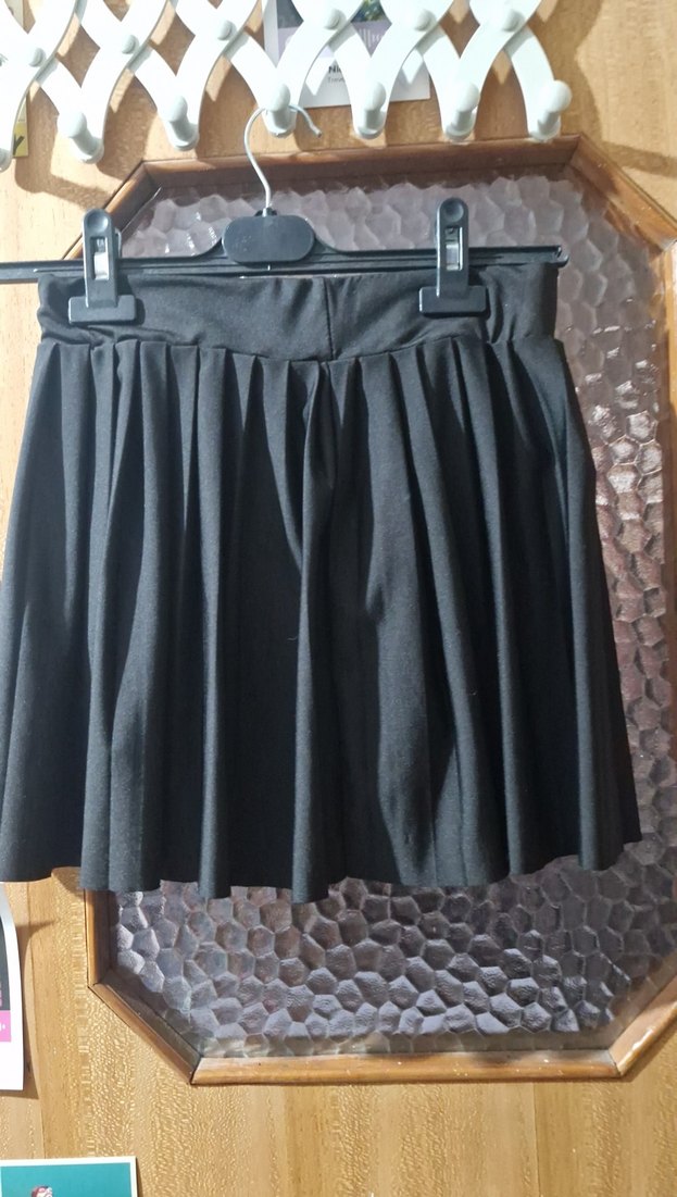 Siyah Pilili Mini Etek - Görsel 2