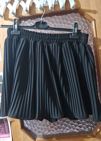 Siyah Pilili Mini Etek - Görsel 2