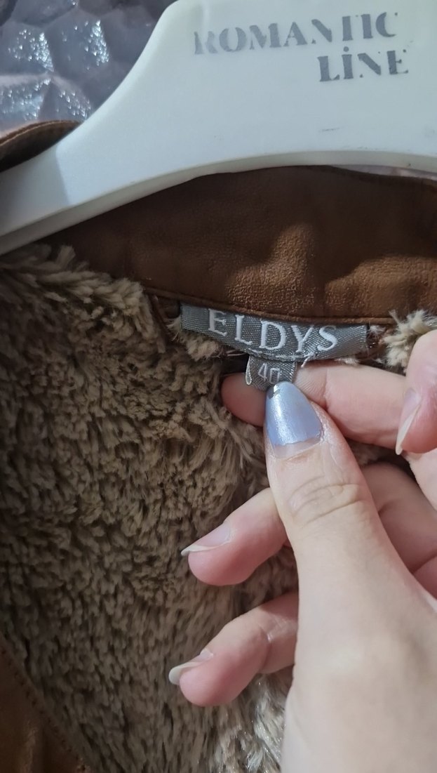 Kadın Kahverengi Deri Ceket - Görsel 3