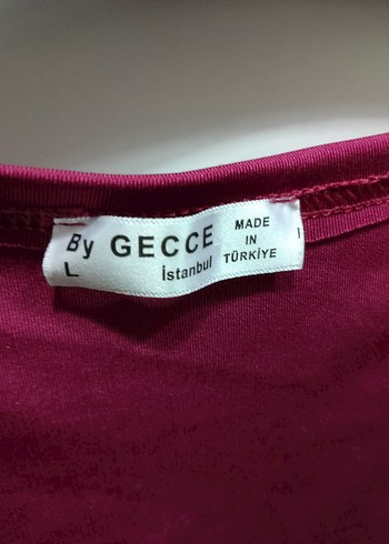 l Beden Bordo Kadın Kısa Kollu Crop Body