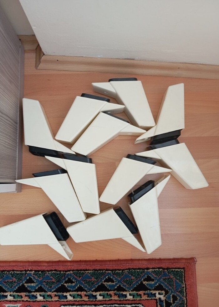 12 adet koltuk ayağı  - Görsel 2