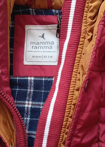 Bordo Fermuarlı Erkek Çocuk Mont - Görsel 4