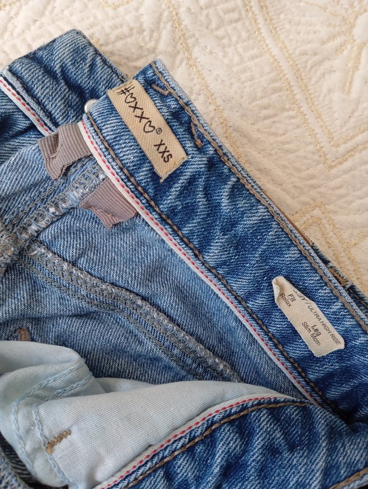 Kadın Normal Boy Rahat Kesim Kot Pantolon - Görsel 2