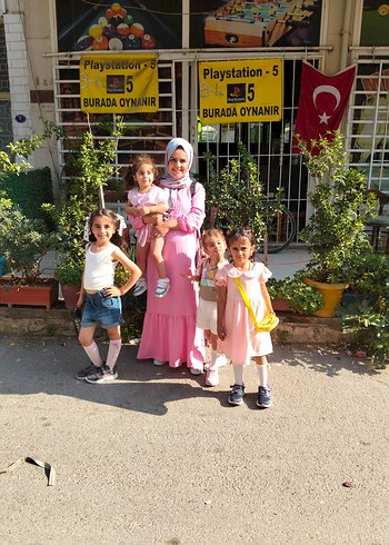 Diğer Pembe Etnik Desenli Uzun 