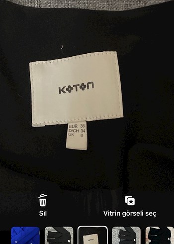 Siyah Kadın Blazer Ceket - Görsel 4